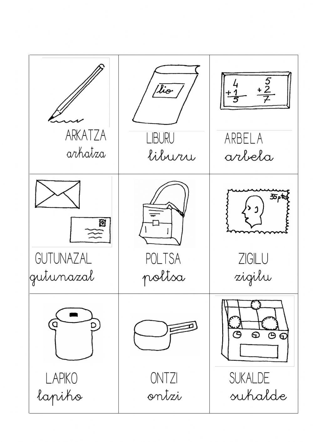 Lanbideak eta tresnak