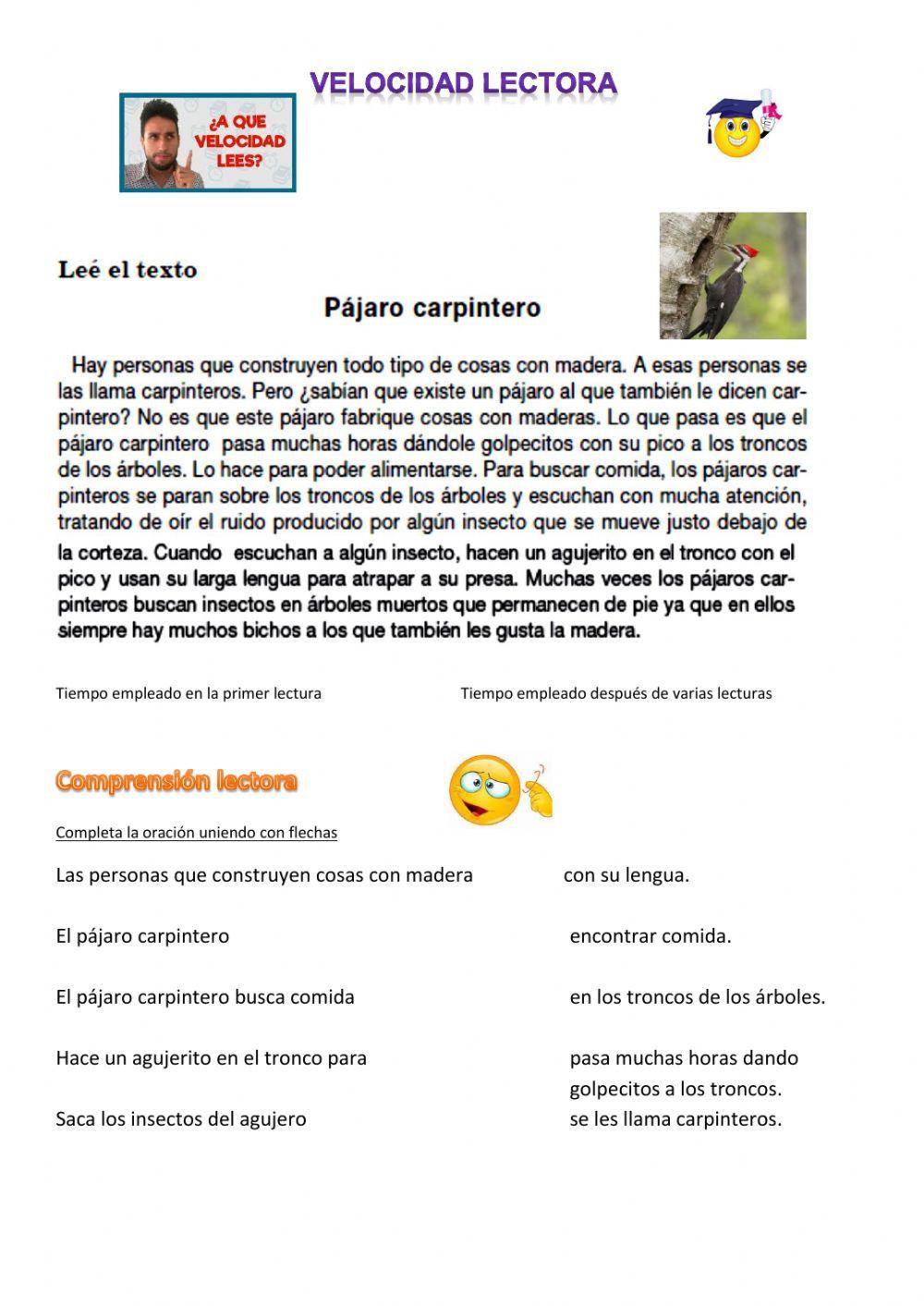 Comprensión lectora ficha 36.3