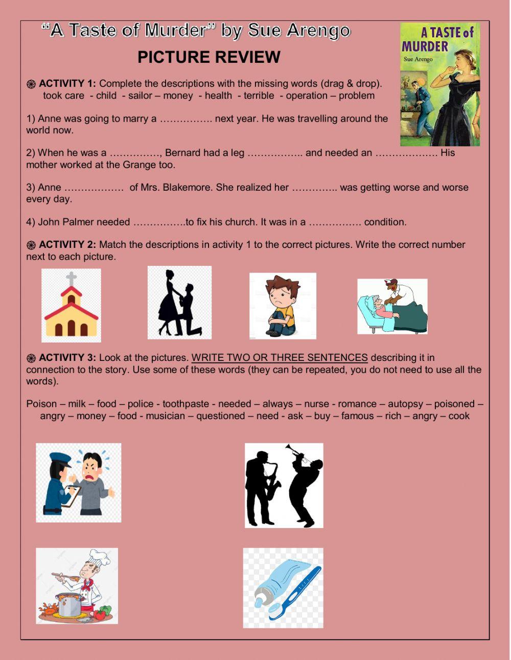 A taste of murder: picture review