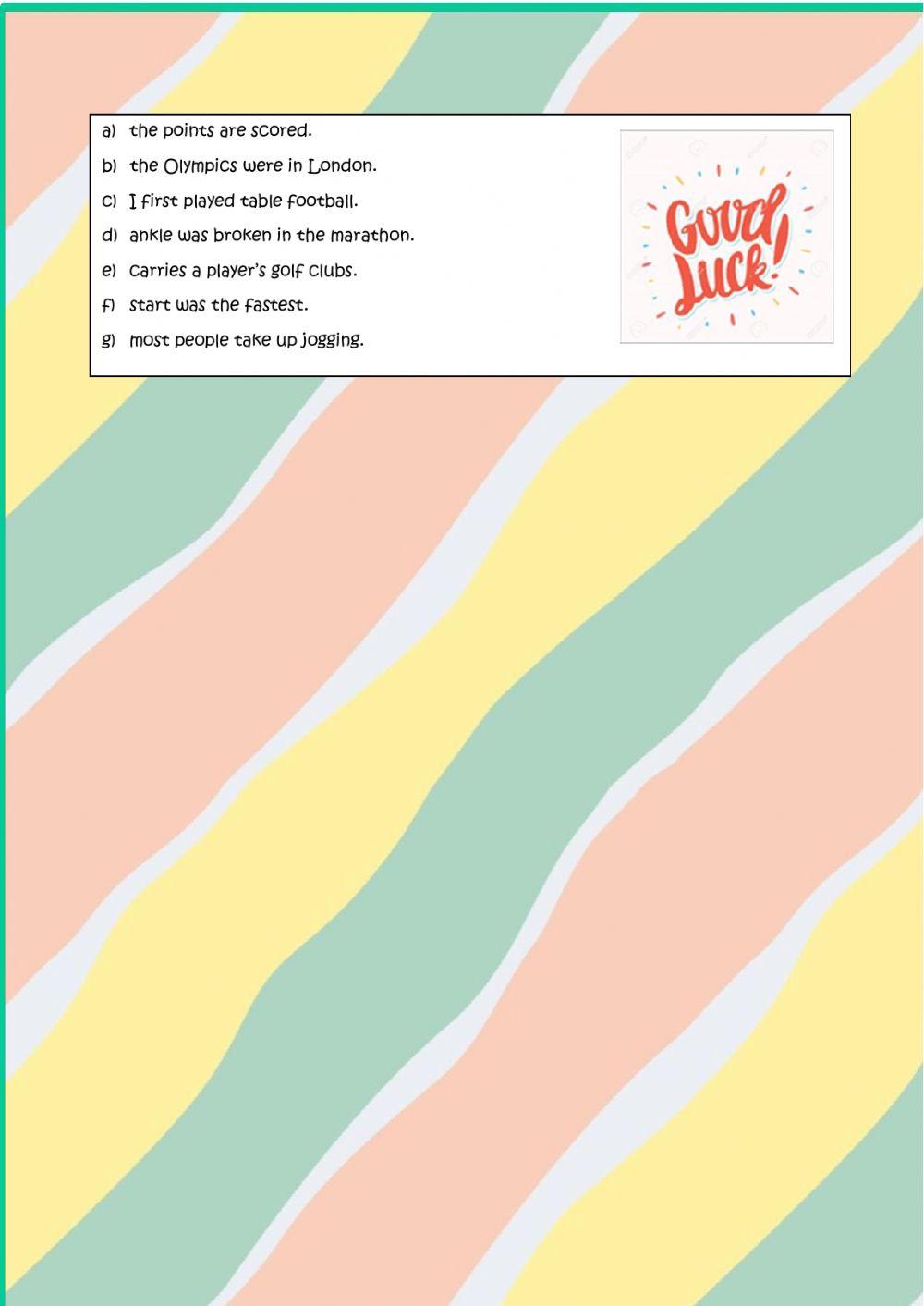 Defining relative clauses