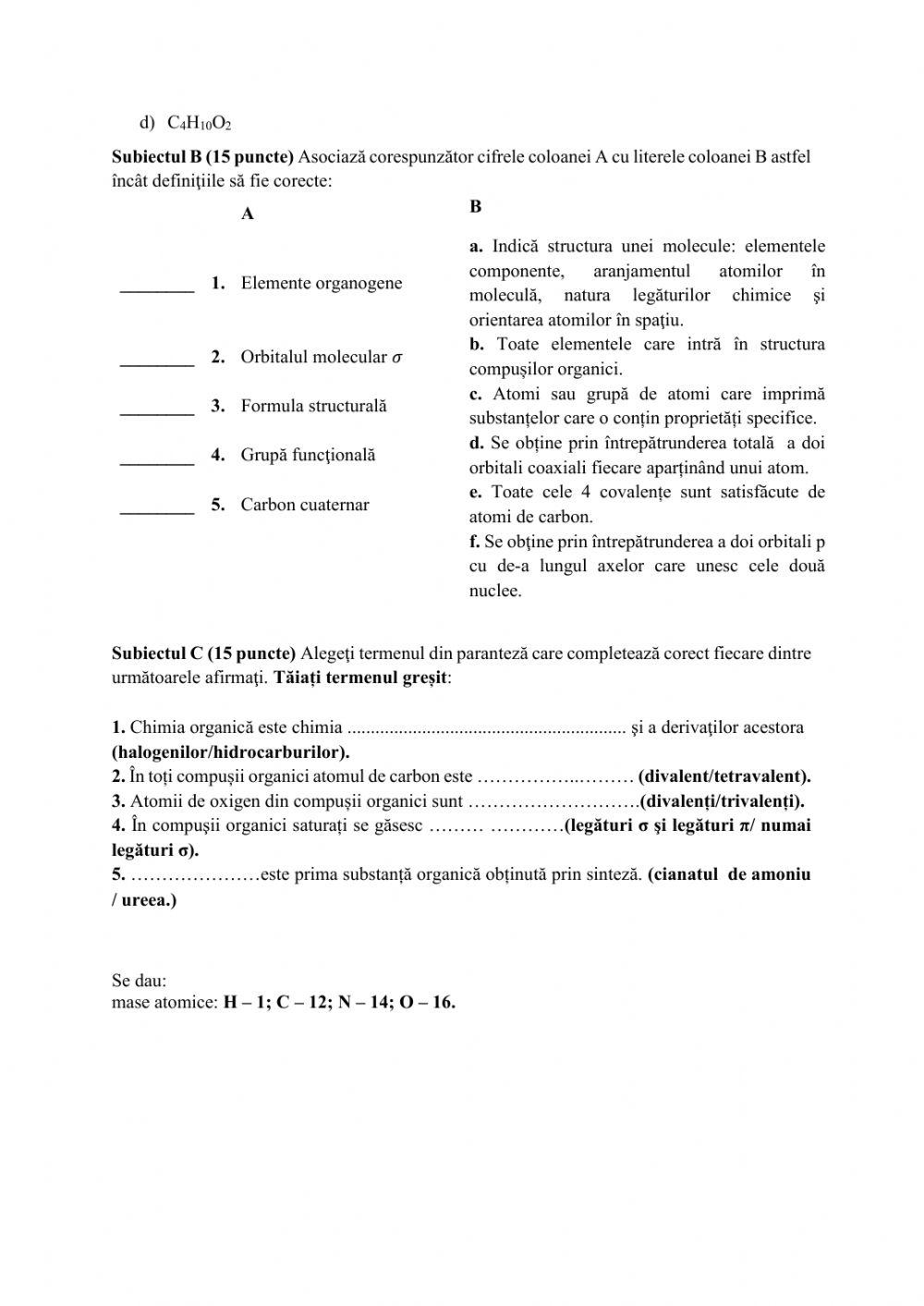 Introducere în studiul chimiei organice