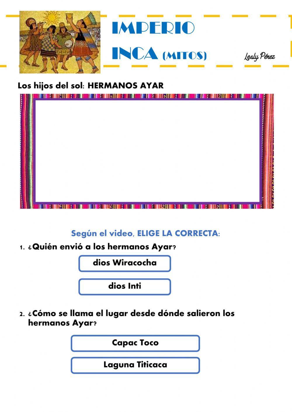 Imperio Inca -Mito 2