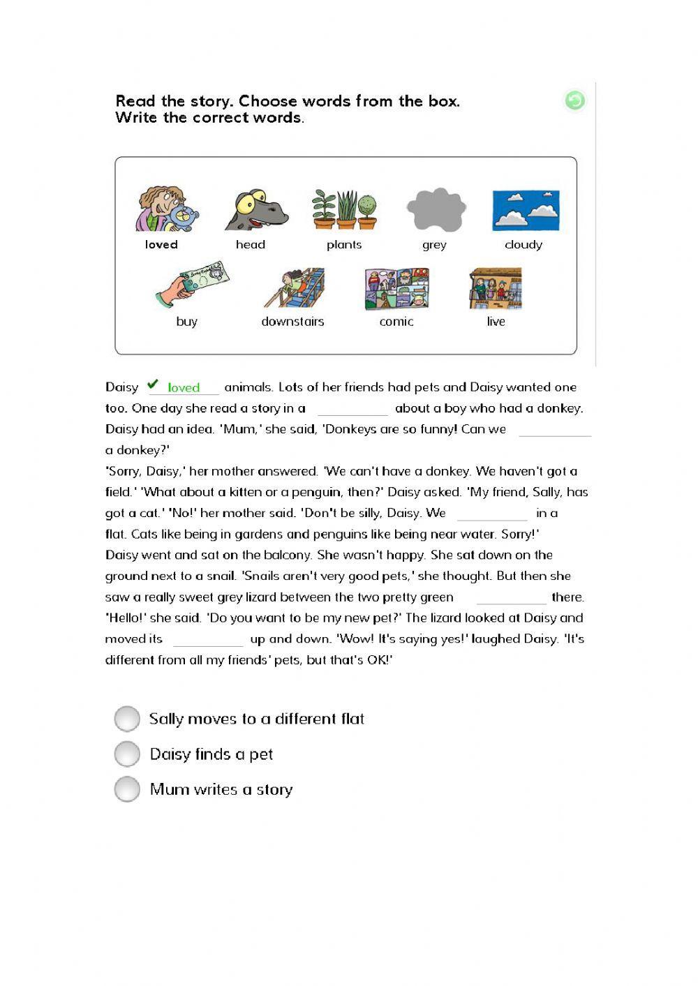 Reading and writing  movers