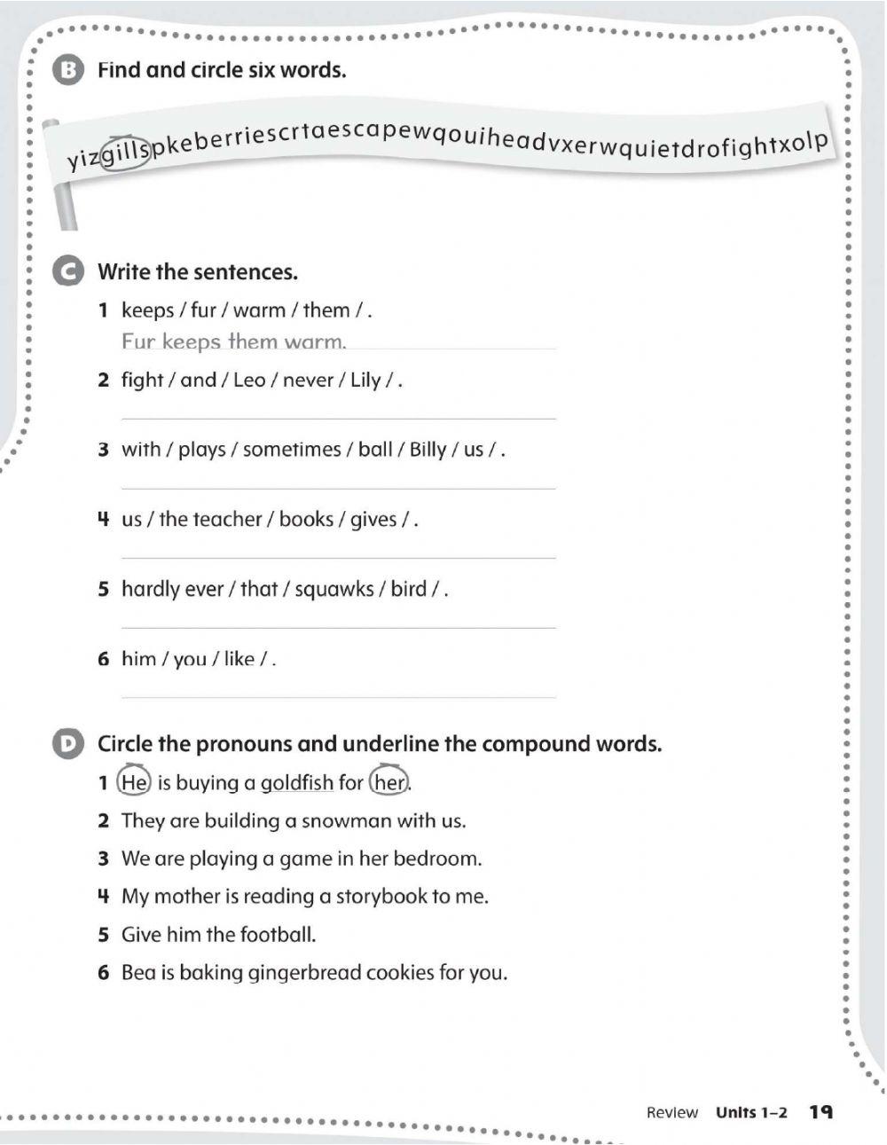 Oxford Discover 2 - Unit 2 Review