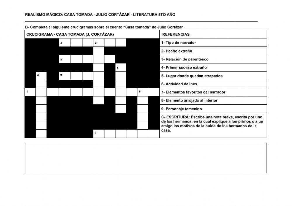 Casa tomada - Realismo mágico