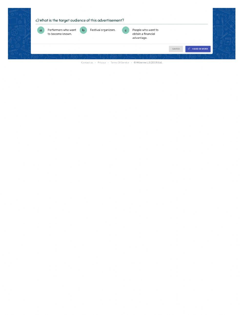 Reading Comprehension