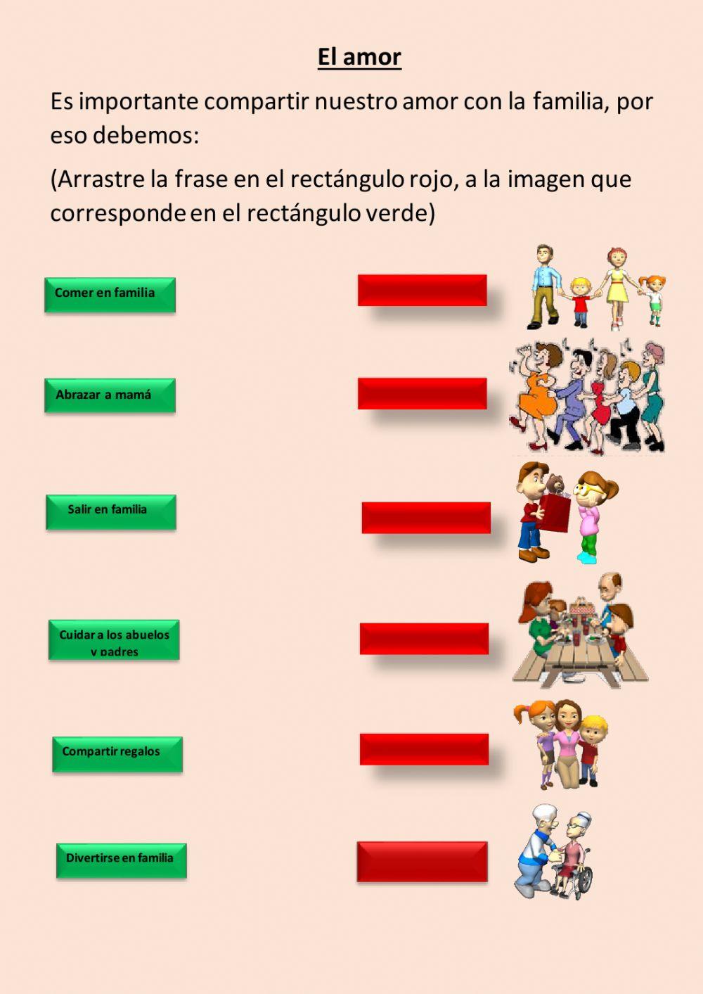 El amor en familia 1er Grado
