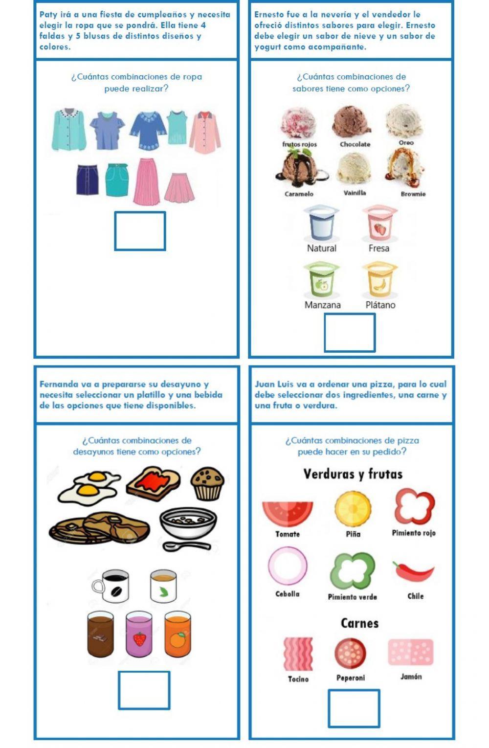 Problemas de combinaciones