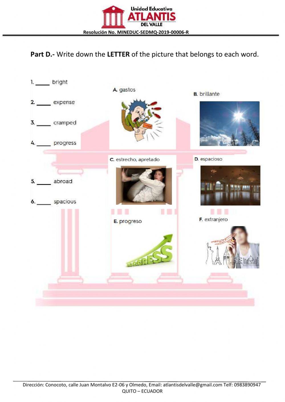Preintermediate Vocabulary Unit 3