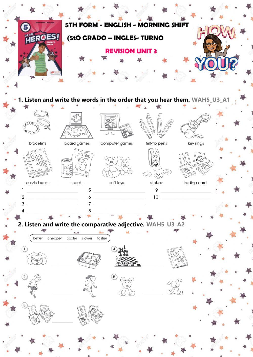 5to grado 13ra semana