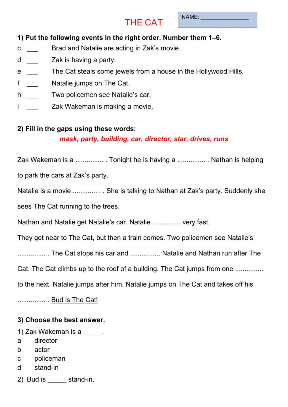 The cat - john escott