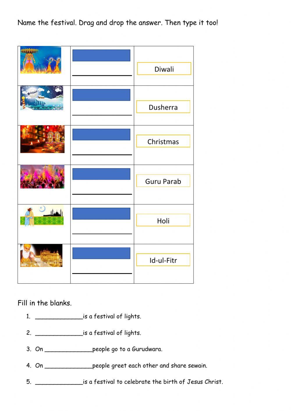 Religions and Festivals of India