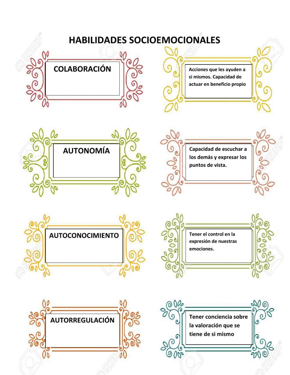 habilidades socioemocionales