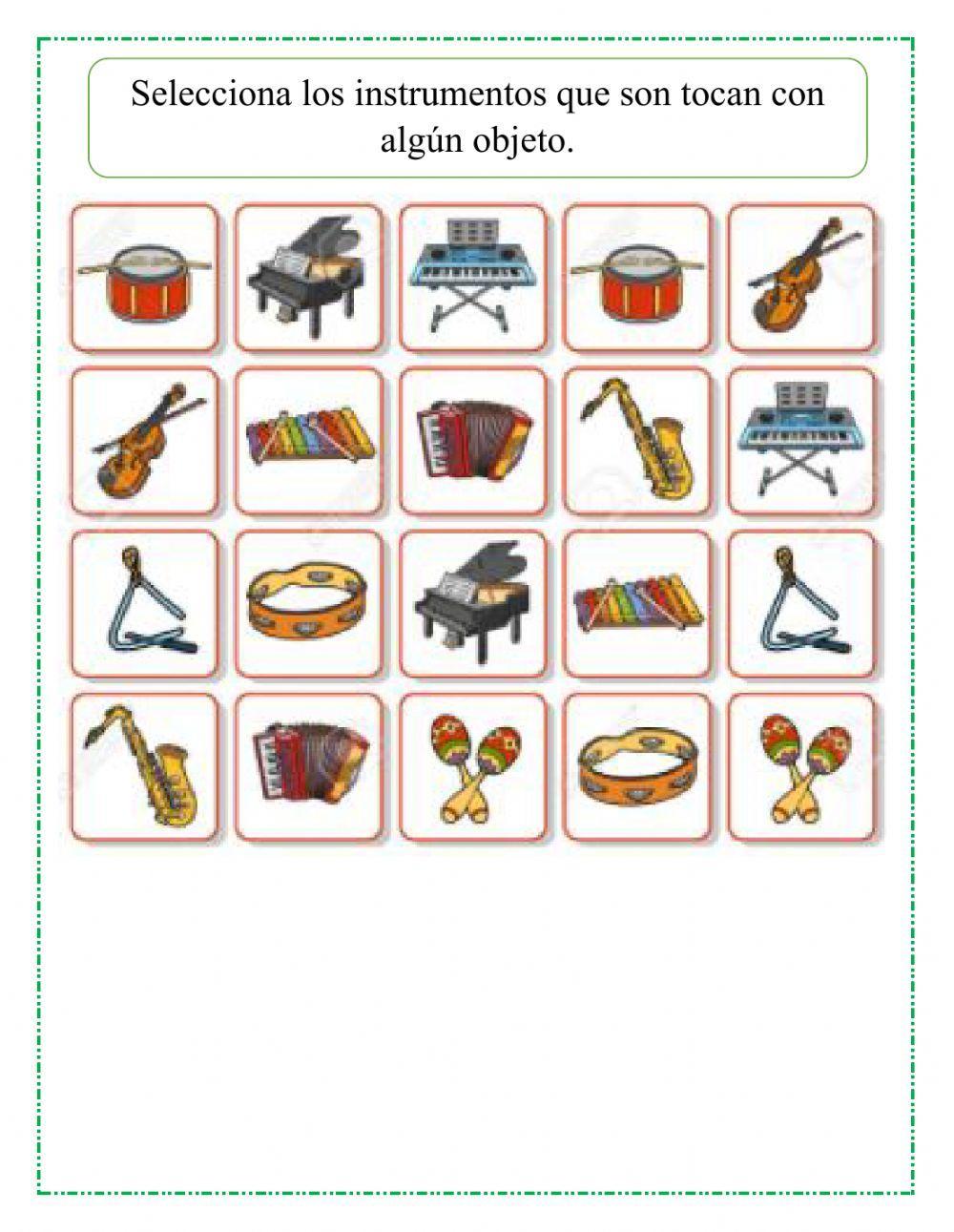 Instrumentos musicales