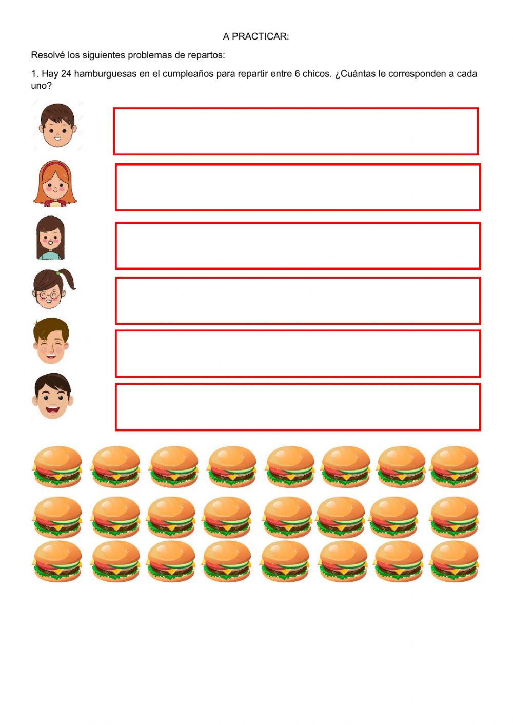 División como reparto