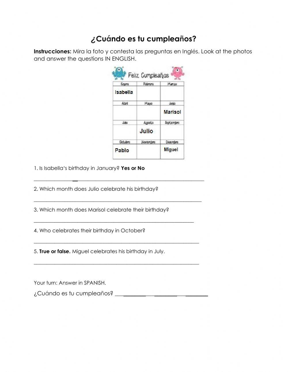 Los saludos grade 6  DW2