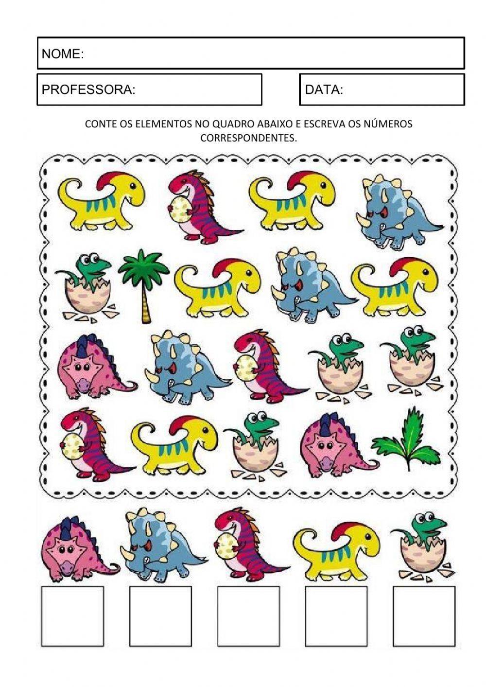 Contagem de dinossauros  2