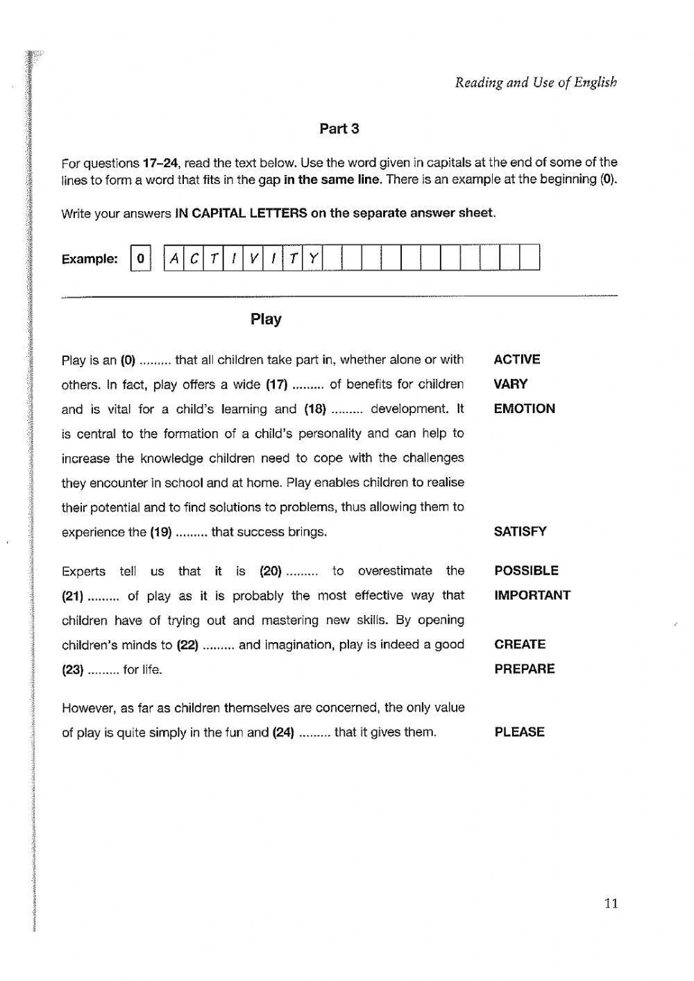 First 3 Test 1 Parts 1-4