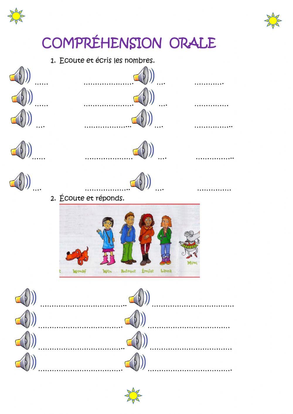 Compréhension orale