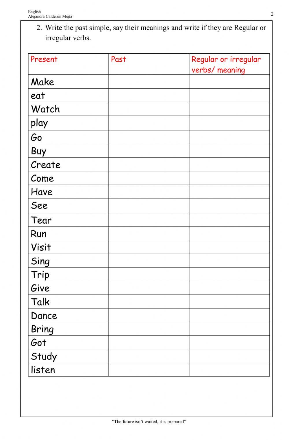 Final worsheet unit 6