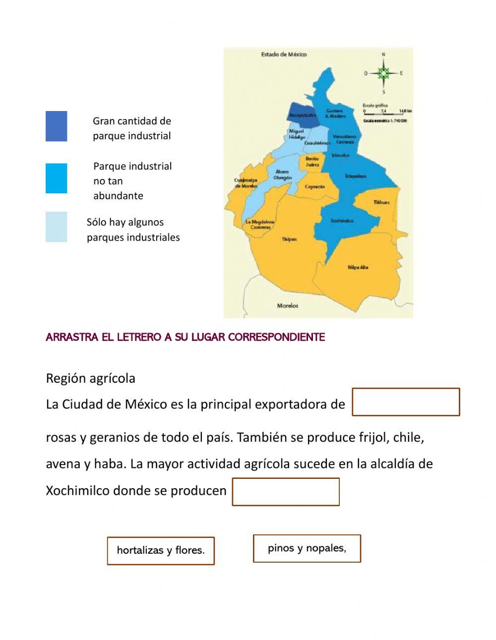 Regiones entidad cdmx