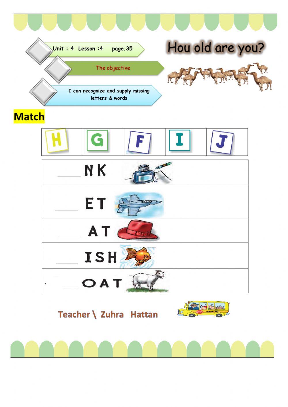 Vocabulary Vocabulary
