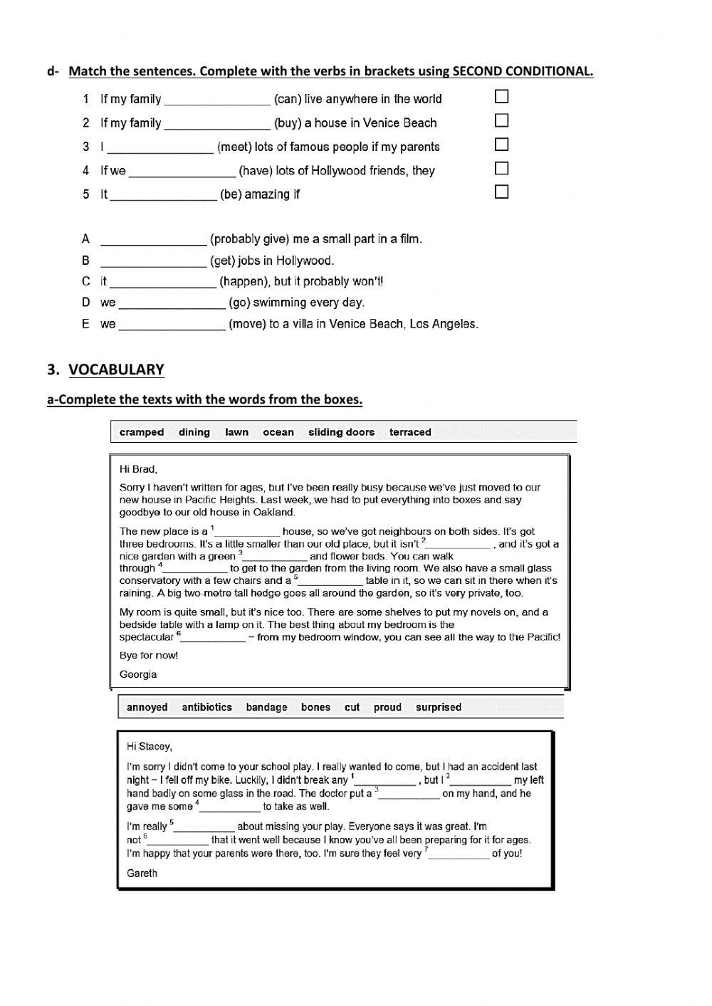 October - Practice test LyM