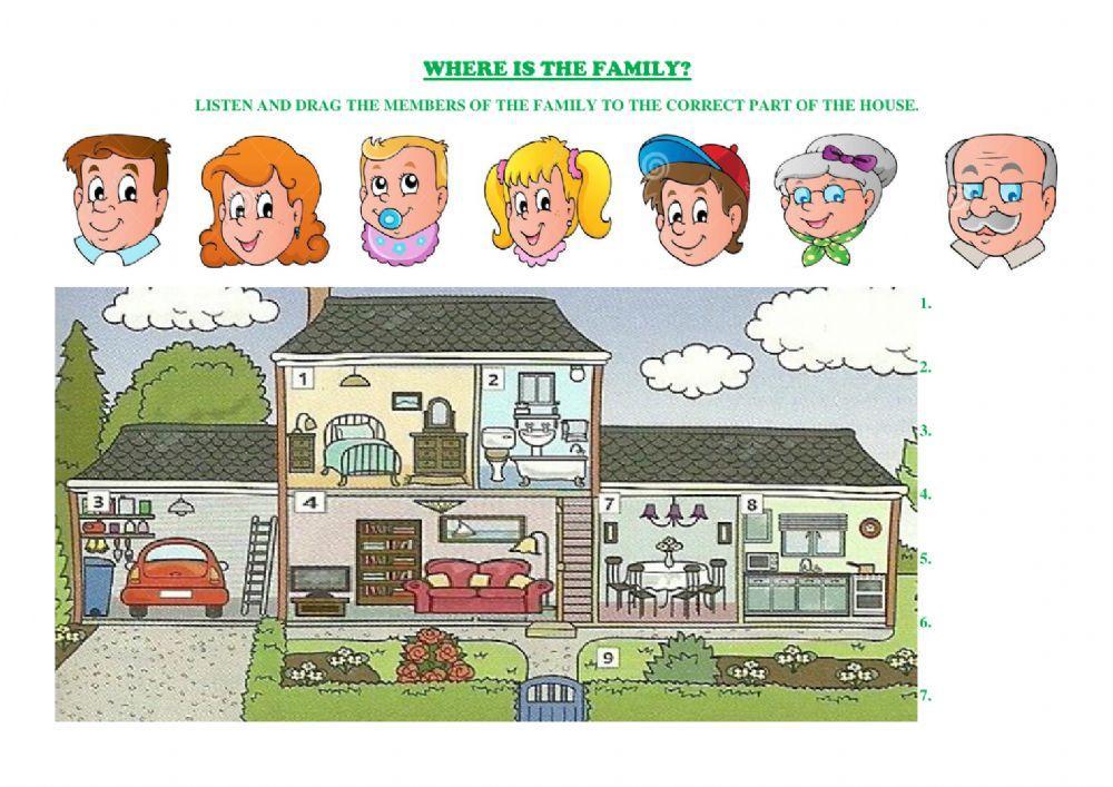 Family + house - Where is the Family?