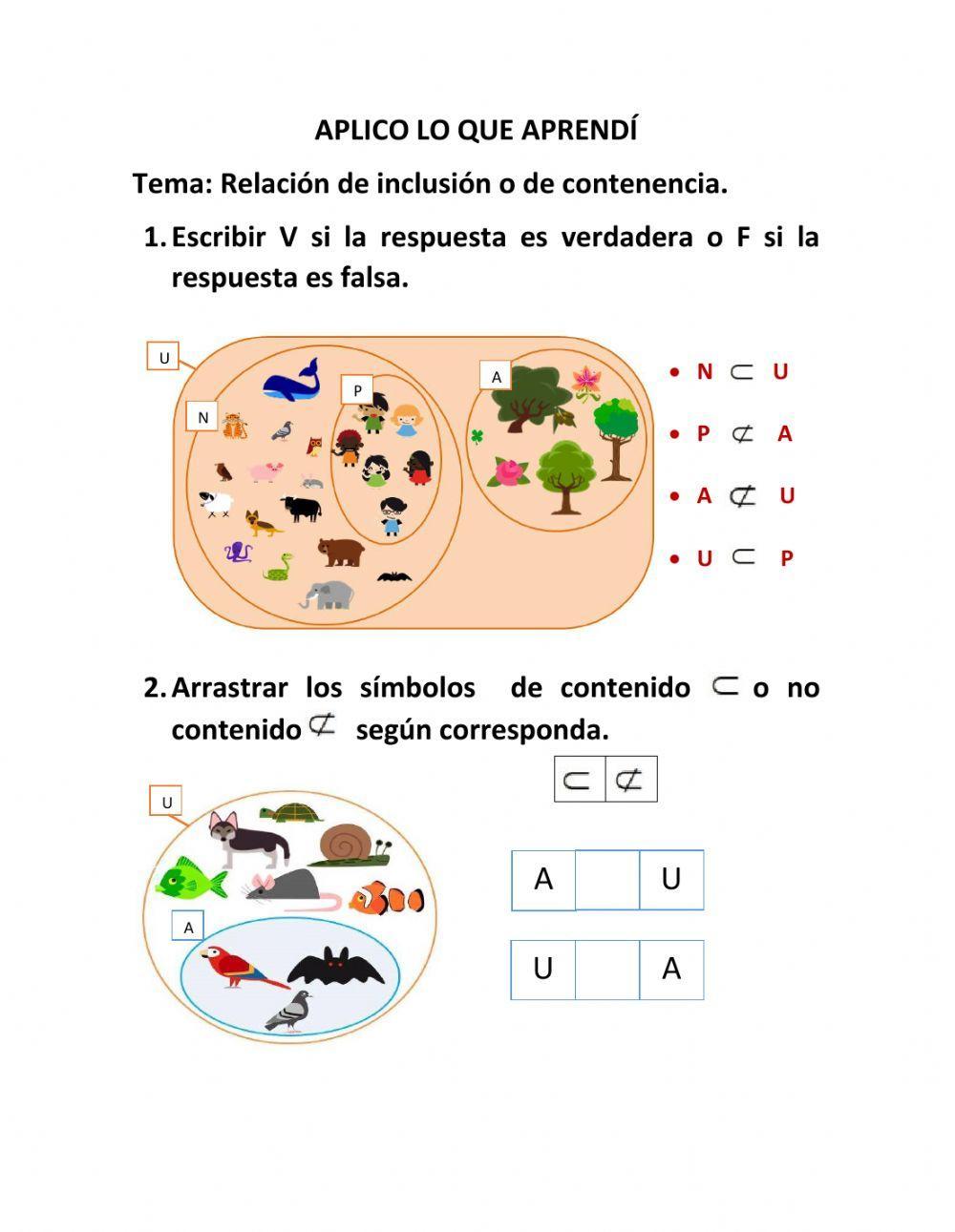 Relación de contenencia