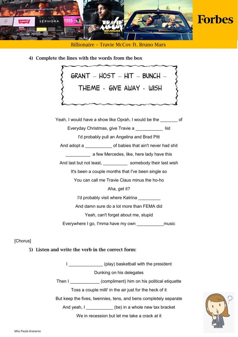 Billionaire by Travie McCoy and Bruno Mars