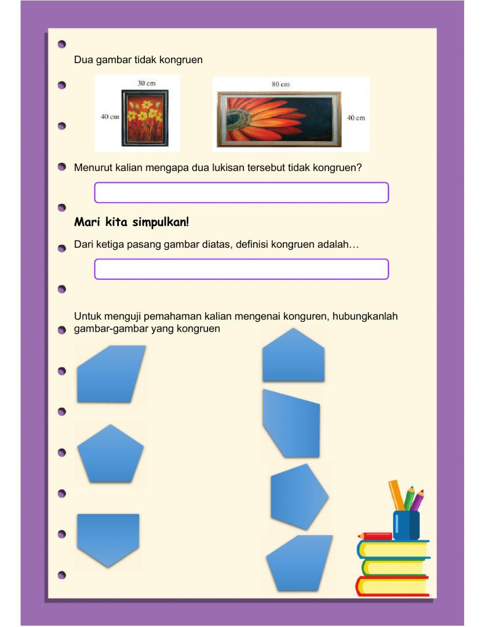 LKPD Kekongruenan Bangun Datar