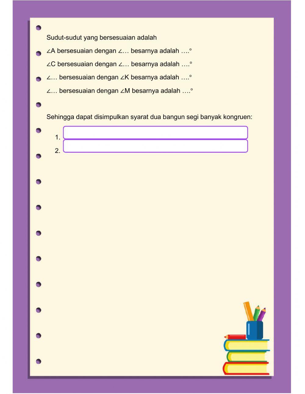 LKPD Kekongruenan Bangun Datar