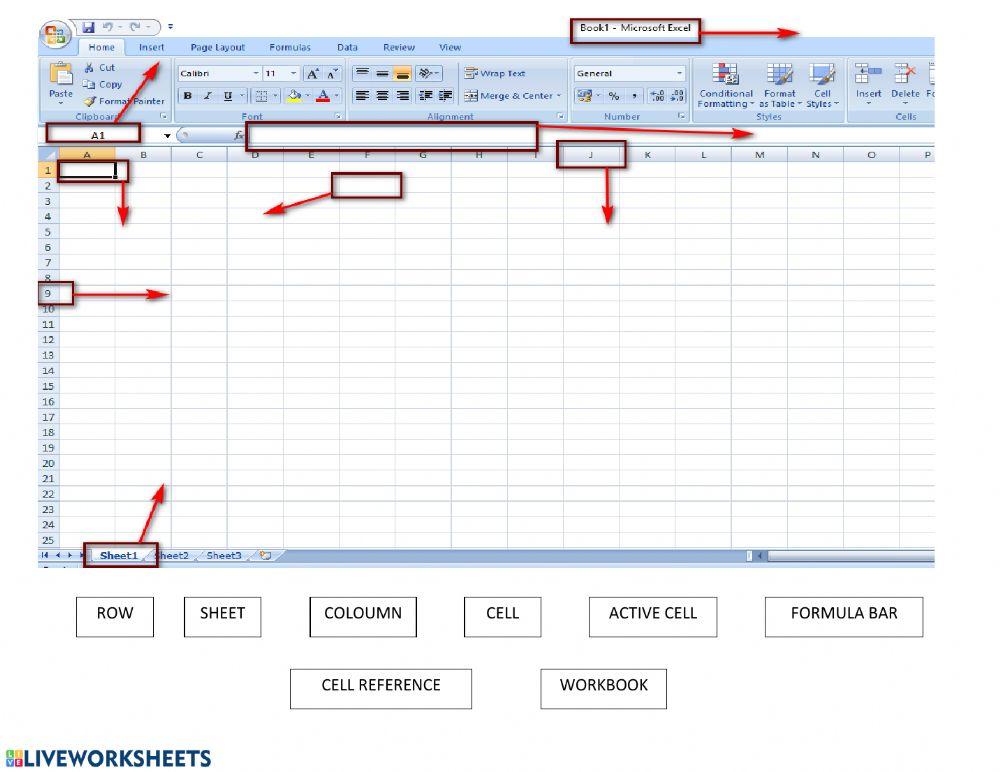 Computer excel