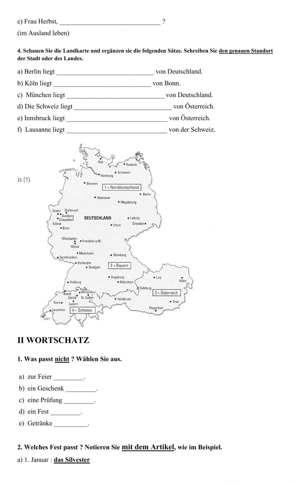 Prüfung Lektionen 23 und 24