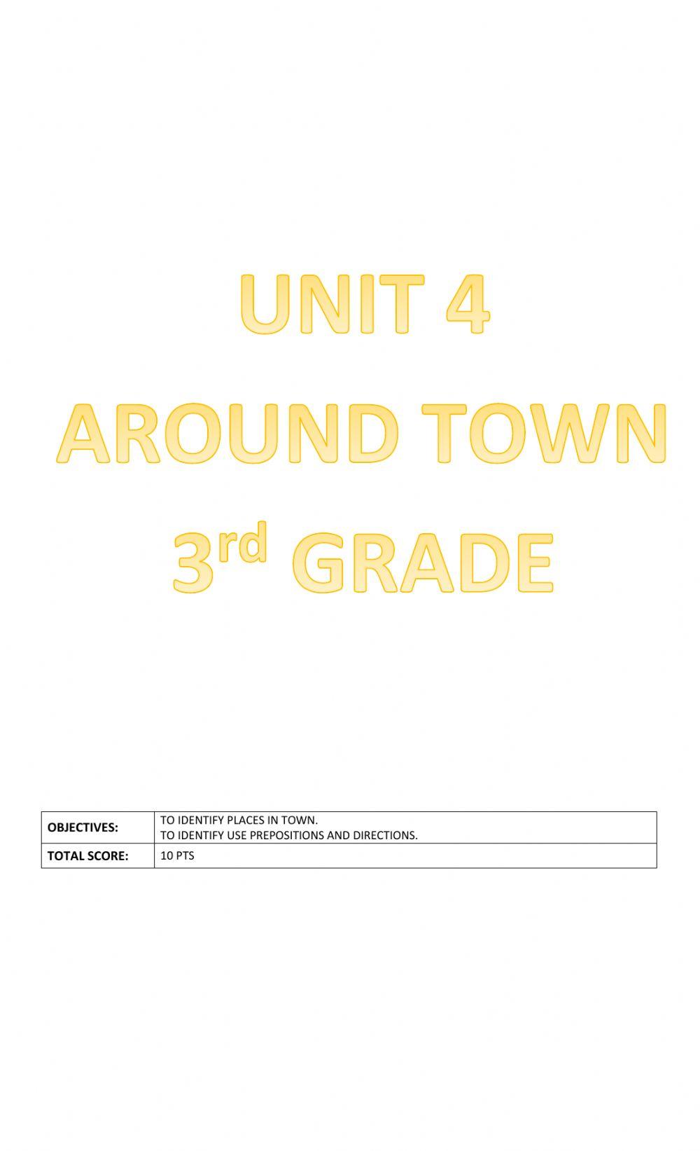 Unit 4:Around town