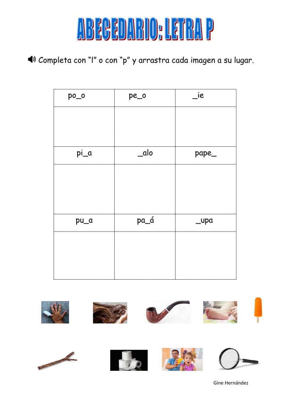 Abecedario letra p 4