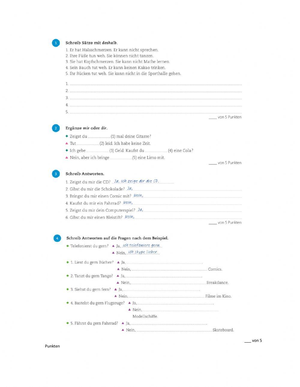 Beste Freunde A1.2 Test