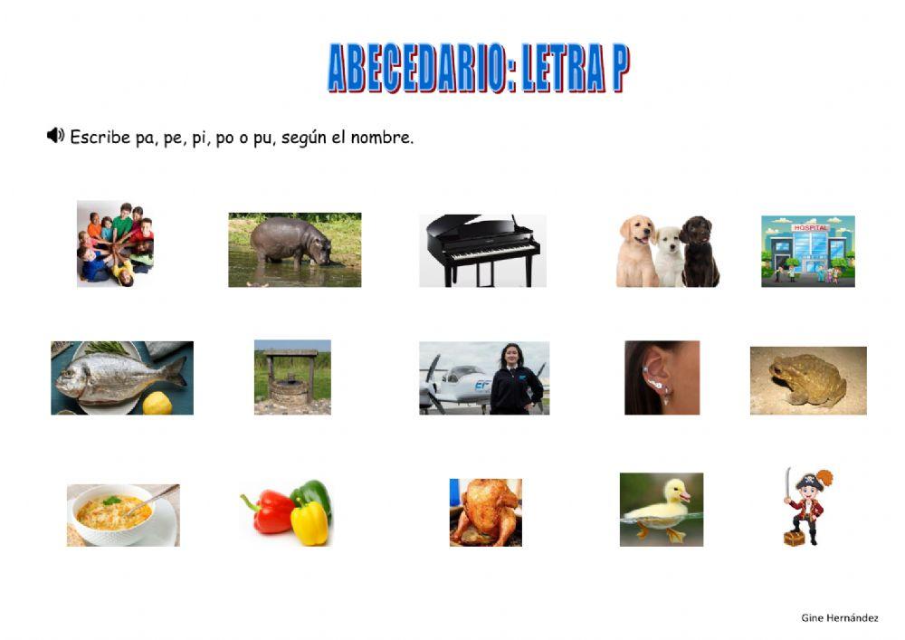 Abecedario letra p 6
