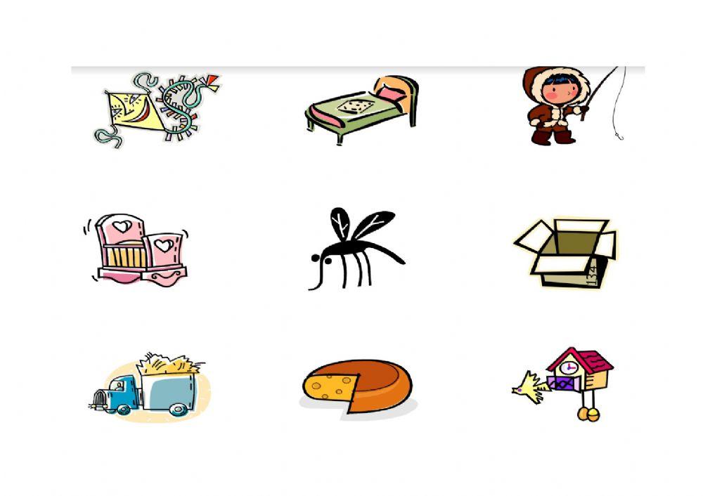 Escribe el nombre de las palabras