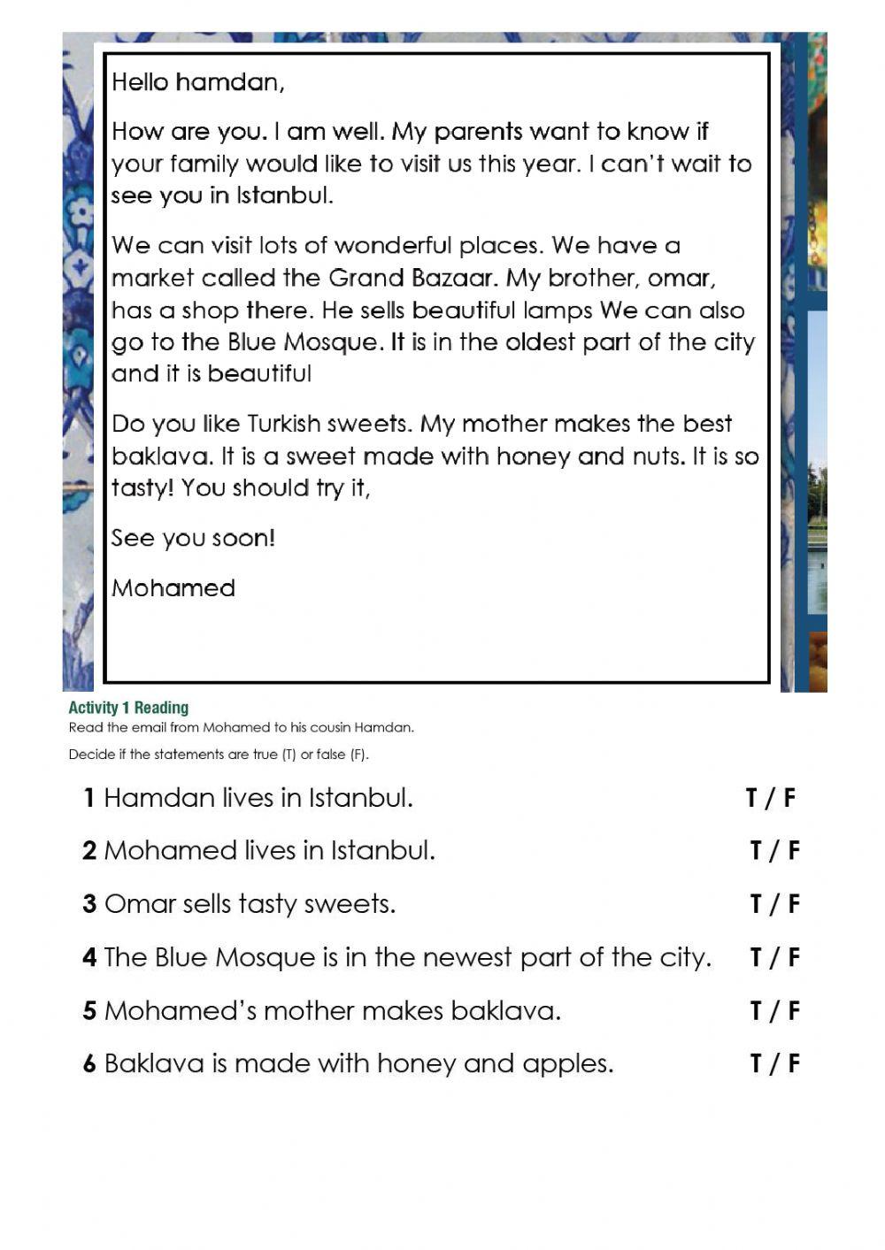 Access 8 - Term1 - Unit 2 - Lesson 9 - Act 1