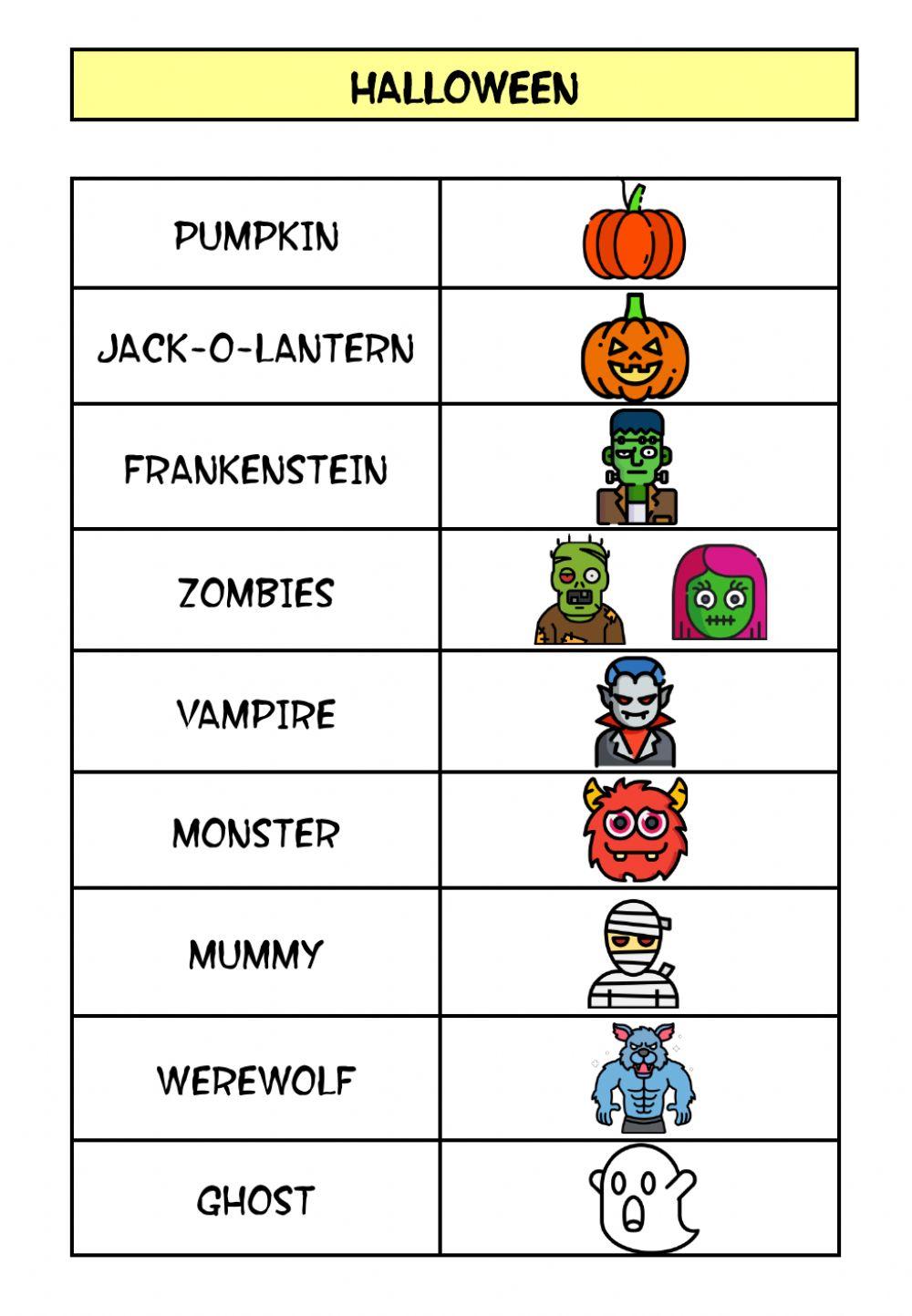 Halloween listen and read