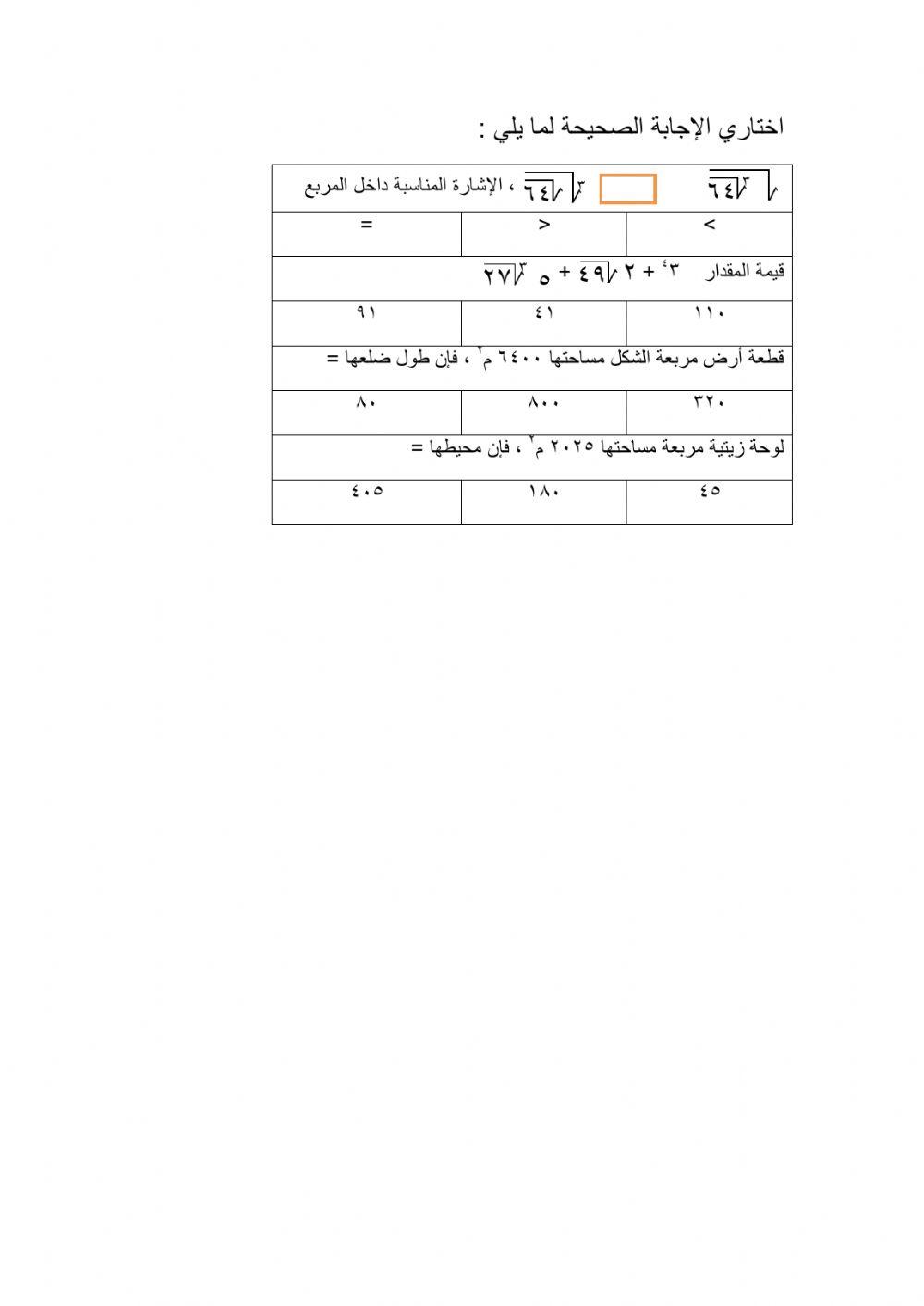 جذور الأعداد