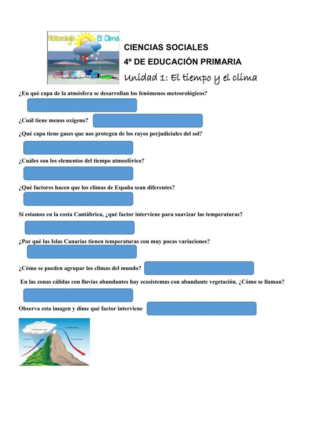 El tiempo y el clima