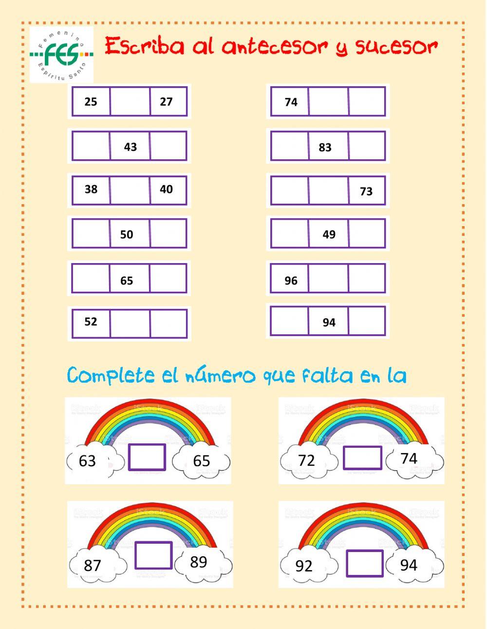 Posicion de cantidades hasta 99