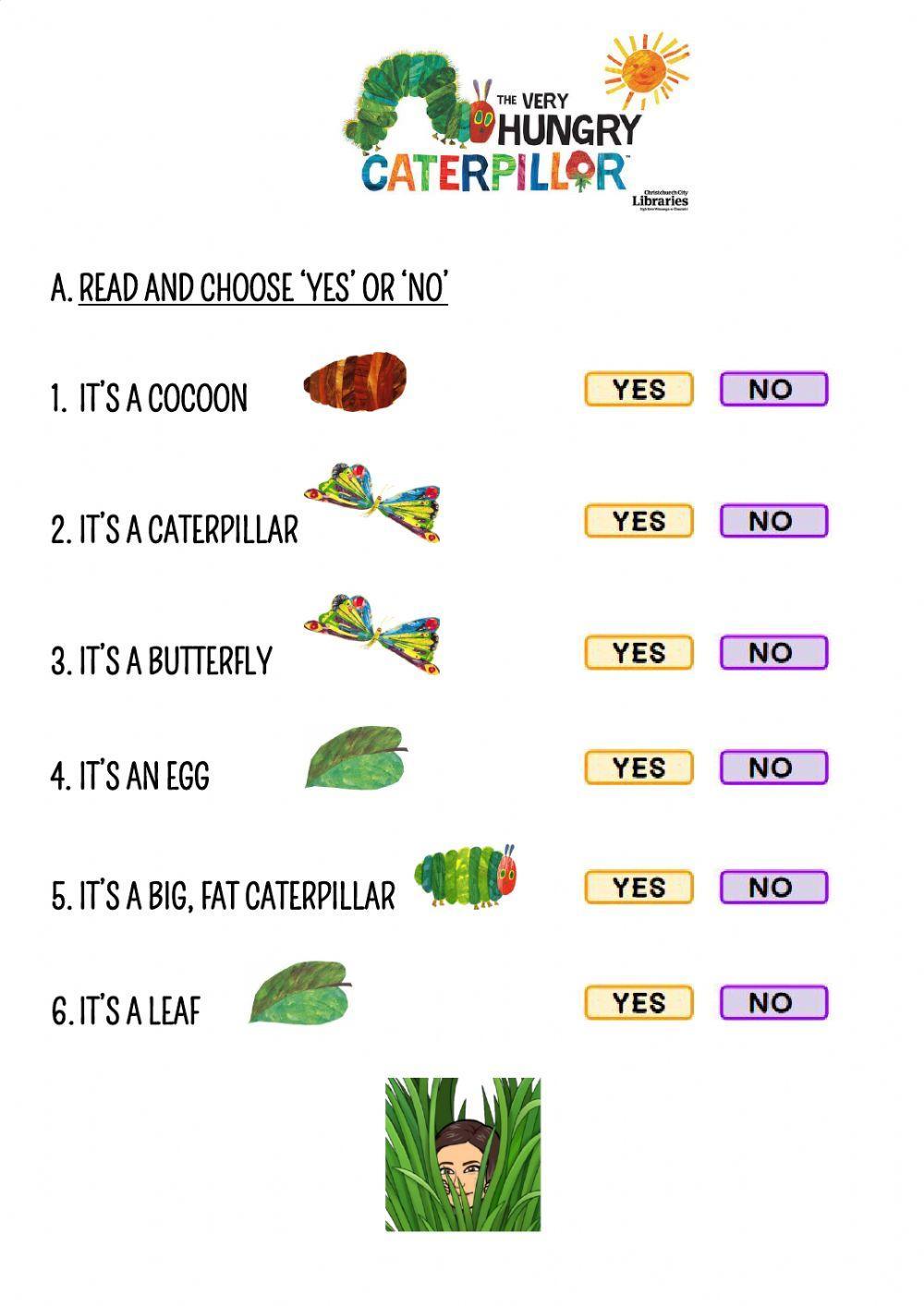 THE VERY HUNGRY CATERPILLAR by Miss Anabel