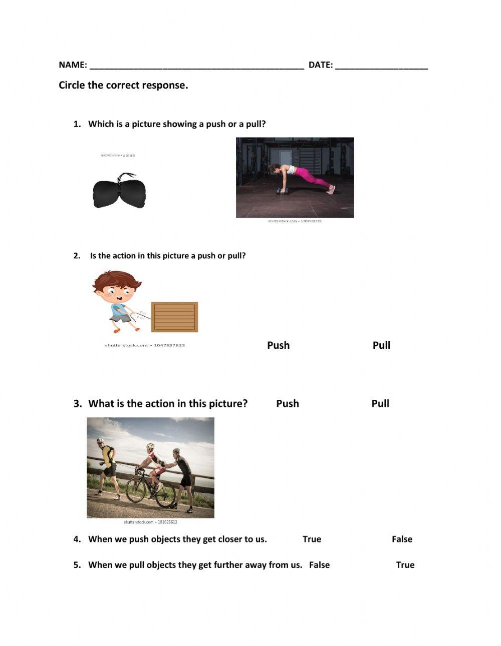 Science - Push and Pull