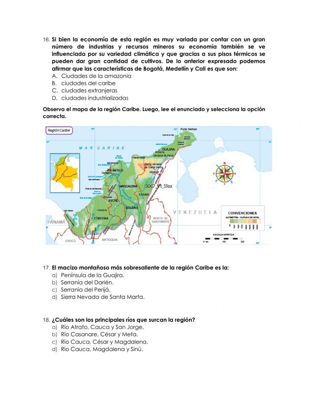 Regiones de colombia