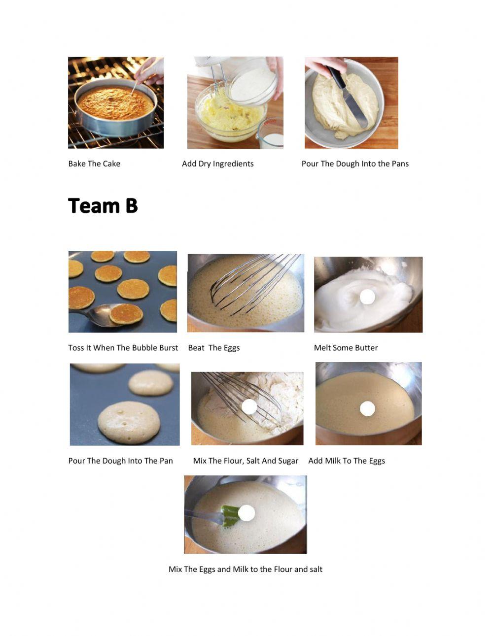 Recipes (Steps and Ingredientes)