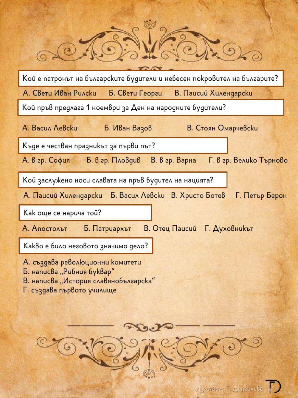 Денят на народните будители