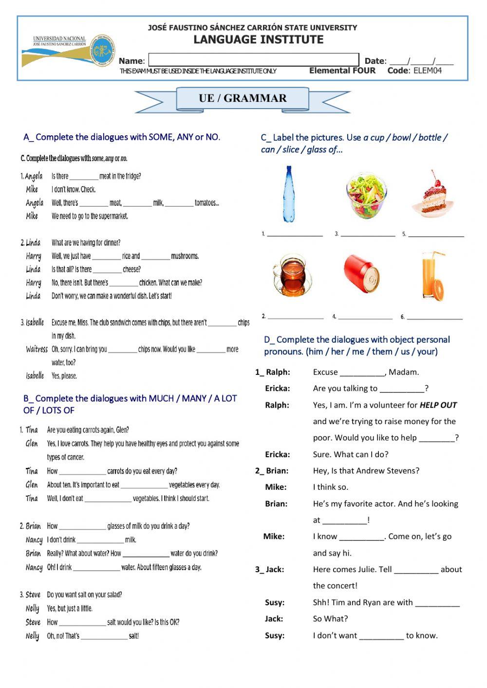 Use of English Exams - Elemental 4